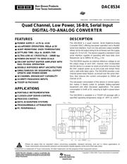 AD8534ARUZ-REEL Datenblatt PDF