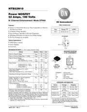 NTB52N10G datasheet.datasheet_page 1