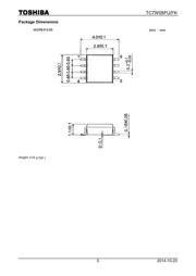 TC7W08FU(TE12L) 数据规格书 5