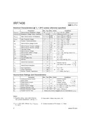 IRF7406 数据规格书 2