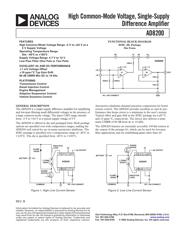 AD8200YR Datenblatt PDF