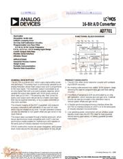 AD7701 datasheet.datasheet_page 1