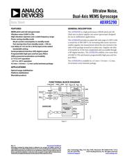 ADXRS290 数据规格书 1