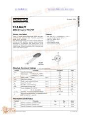 FQA34N25 datasheet.datasheet_page 1