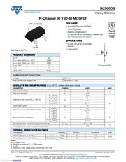 SI2300DS-T1-GE3 Datenblatt PDF