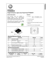 FDS6690A 数据规格书 1