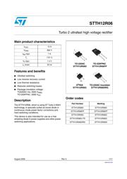 STTH12R06 datasheet.datasheet_page 1