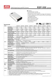 RSP-500-3.3 datasheet.datasheet_page 1