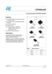 STPS30L45CG datasheet.datasheet_page 1