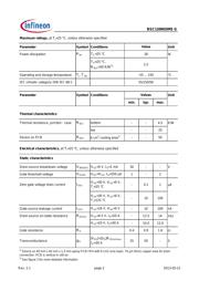 BSC120N03MSG 数据规格书 2