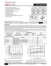 IRF7749L2TRPBF 数据规格书 1