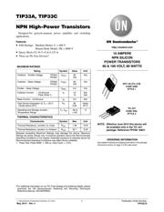 TIP33CG datasheet.datasheet_page 1