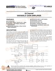 VCA8613 数据规格书 1
