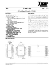X28HC256 datasheet.datasheet_page 1