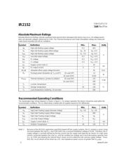 IR2152 数据规格书 2
