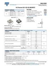 SI8410DB-T2-E1 数据规格书 1
