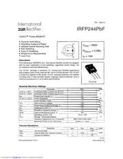 IRFP244PBF Datenblatt PDF