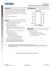 74AHC14S14-13 datasheet.datasheet_page 1