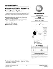 2N6508TG Datenblatt PDF