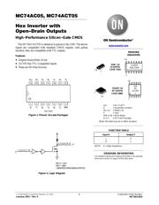 MC74ACT05DR2G 数据规格书 1