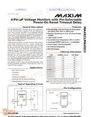 MAX821 数据规格书 1