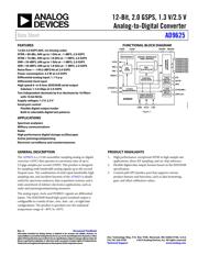 AD9625 datasheet.datasheet_page 1