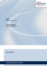 IHW40N60RFFKSA1 datasheet.datasheet_page 1