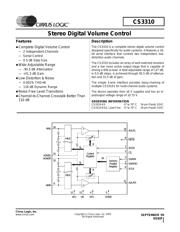 CS3310 datasheet.datasheet_page 1