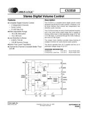 CS3310 数据规格书 1