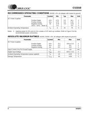 CS3310 datasheet.datasheet_page 4