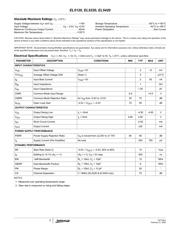 EL5420 datasheet.datasheet_page 3