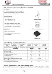 NCE40P05S datasheet.datasheet_page 1