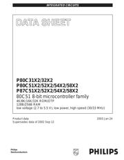 P80C32 Datenblatt PDF