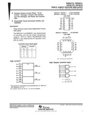 SN74LS11 数据规格书 1