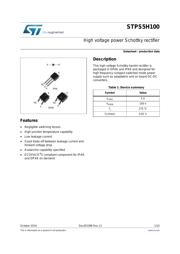 STPS5H100B 数据规格书 1