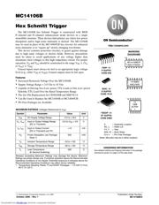 MC14106BDR2G Datenblatt PDF