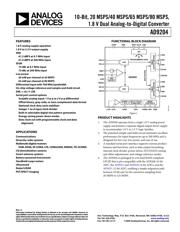 AD9204BCPZ-20 数据规格书 1