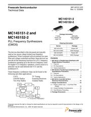 MC145152DW2 数据手册