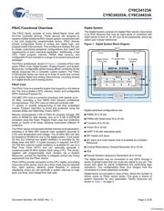 CY8C24423A-24LFXI 数据规格书 2