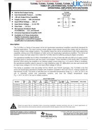 TLV274CPWR Datenblatt PDF