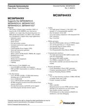 MC56F8346VFVER2 数据规格书 1