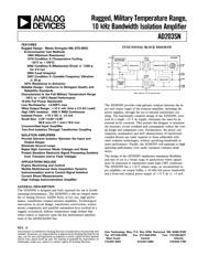AD203SN 数据规格书 1