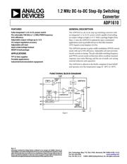 ADP1610-EVALZ 数据规格书 1