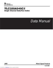 TLC320AD545PTR 数据规格书 1