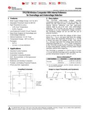 TPS3700 Datenblatt PDF