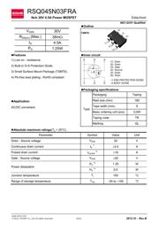 RSQ045N03FRATR datasheet.datasheet_page 1