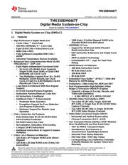 TMS320DM6467TCUTL1 datasheet.datasheet_page 1