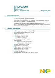 74LVC2G04GM,132 datasheet.datasheet_page 1