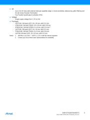 ATSAME70Q21A-CN 数据规格书 3