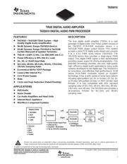 TAS5010PFBR datasheet.datasheet_page 1